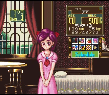 Princess Maker - Legend of Another World (Japan) screen shot game playing